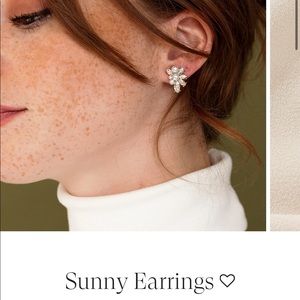 Olive + Piper Sunny Earrings - Silver NEW